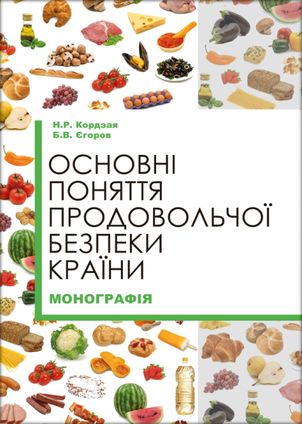 Основні поняття продовольчої безпеки країни